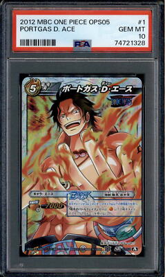 Portgas D. Ace Manga Rare PSA 10