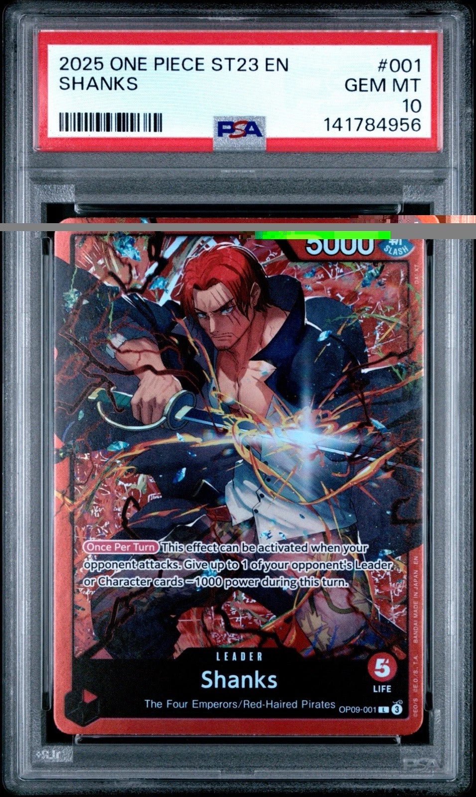 Shanks Alternate Art Leader – PSA 10