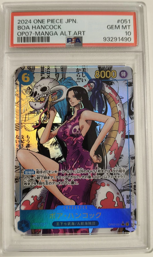 Boa Hancock Manga Rare PSA 10