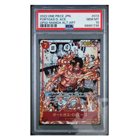 Portgas D. Ace Manga Rare PSA 10 (Low Pop)