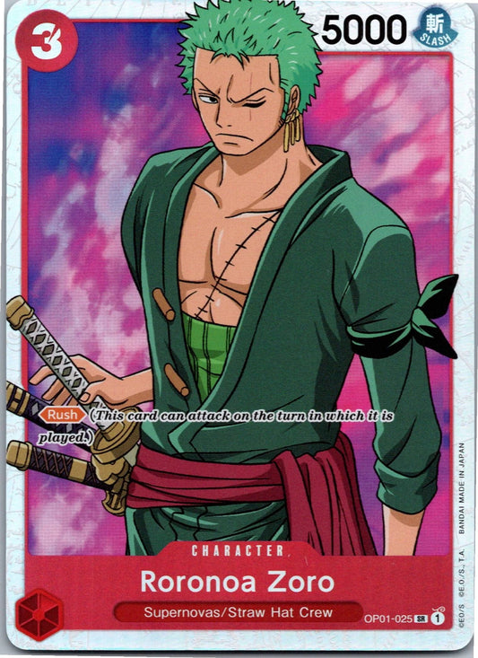Roronoa Zoro OP01-025 SR