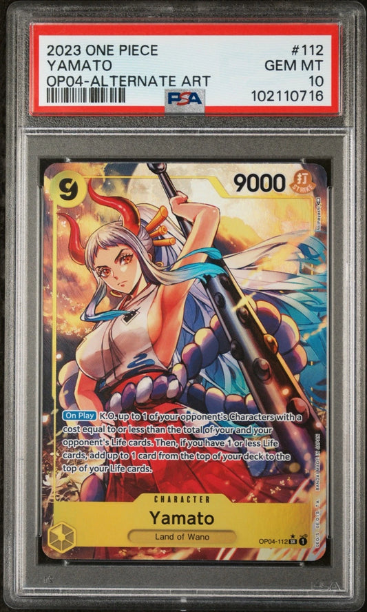 Yamato Alt Art PSA 10 One Piece